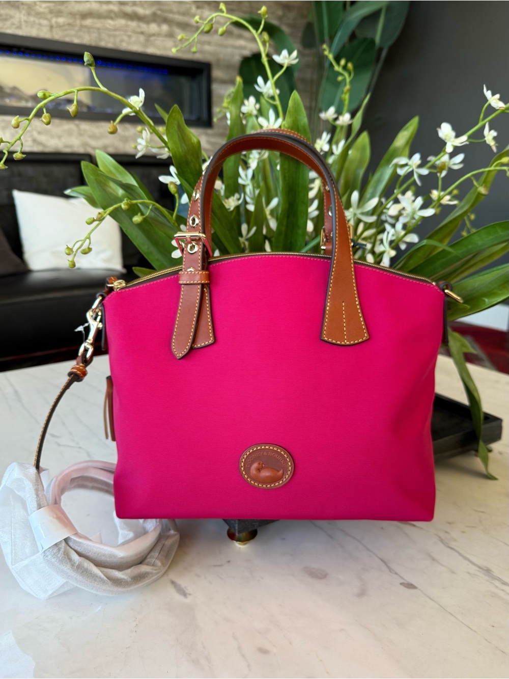 New Dooney & Bourke Nylon Trina Satchel - Picture 11 of 16